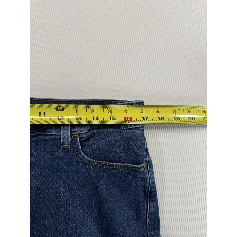 NYDJ Marilyn Straight Jeans Womens 12 Lift Tuck Dark Wash Stretch Denim - Picture 3 of 8